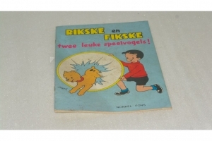 Oude strip- Rikske en Fikske- twee leuke speelvogels