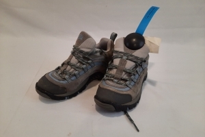 The North Face grijze/lichtblauwe wandelschoenen mt 37,5