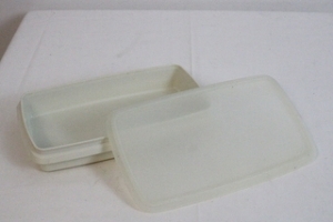 Tupperware vintage container met doorzichtige deksel TPR093