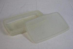Tupperware vintage container met doorzichtige deksel TPR097