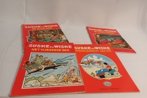 Set van 4 Suske en Wiske Strip boeken