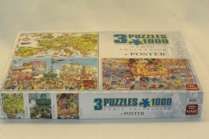 Puzzeldoos- drie puzzels Comic collection