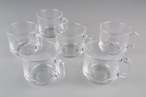 Set - 6 glazen tassen