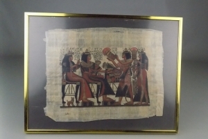 Schildering op papyrus