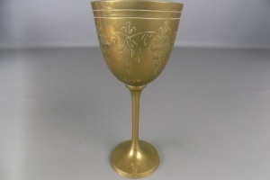 Vintage altaar wijnglas