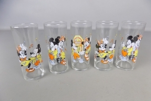 5 Mickey en minnie glazen