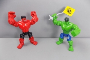 Super hero Mashers Hulk en Red Hulk