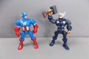Super Hero Mashers Thor en Captain America