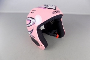 Roze Sinner helm XXS